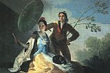 Francisco De Goya Canvas Paintings - The Parasol